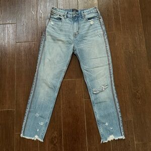 Abercrombie High Rise Girlfriend Jeans